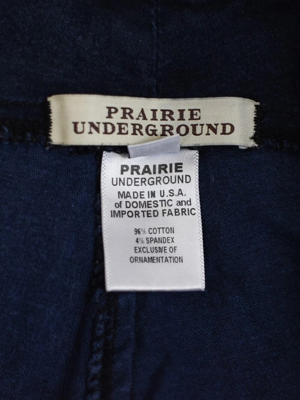 Prairie Underground Denim Zip Front Jeans Slim Fit Slouchy Size S Y2K Grunge - Picture 11 of 11